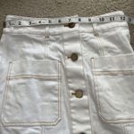 Lesley Evers Alison Pencil Skirt White Straight Cut Nautical Sea Beach Preppy XS Photo 6