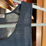 Aritzia Wilfred Free Marl Knit Ornella Racer Tank Top Blue Black Size Small Photo 2