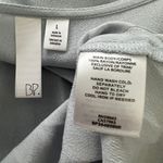 BP  Brass Plum LARGE NWT Gray Top Blouse Long Split Sleeve V Neck Photo 5