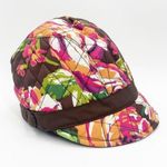 Vera Bradley Hat Cap English Rose Newgirl Cozy Fleece Lining Brown Casual Fall Photo 0