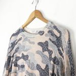 Equipment Femme Sloan Lace Camo Print Sweater Medium Wool & Cashmere Lightweight Photo 6