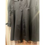 Ralph Lauren Womens  Trench Coat Collared Double Breasted Black Médium P Photo 4