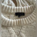 1. State  Ivory Cable Knit Sweater Photo 5
