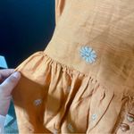 Pakistani Indian Festive Party Dress orange Floral Print 2 piece with Dupatta Size 10 Photo 5