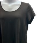 J.Jill Tunic Top Large Black Pima Cotton Photo 2
