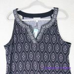 New! MAGNOLIA GRACE Stitch Fix Alhambra Embroidered Trim Knit Dress size L Black Size L Photo 3