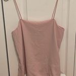 Everlane Square Neck Pink Tank Photo 0