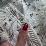 Lulus Amora White Lace Jumpsuit Bridal Bride Bachelorette Wedding Small Photo 8