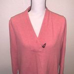 Croft & Barrow Faded Red V-Neck Long Sleeve Sweater Woman’s 1X Photo 1