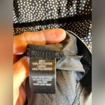 Lulus Lulu’s black dress w tiny white dots and velvet trim size Medium-lovely ruffles Photo 12