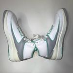 Nike  Air Jordan 2 Retro Shoes Womens Size 10.5 Sneakers Crystal Mint‎ White Photo 2