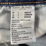 American Eagle SZ 4 High-Rise Jeggings Dream Jeans Whiskered Distressed Stretch Photo 10