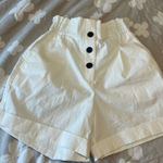 ZARA  High-Waisted Shorts with Black Buttons Photo 0