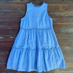 Crown & Ivy Linen & Cotton Sleeveless Ruffle Tiered Mini Dress - Sz XS 💚🎀 Photo 9