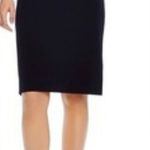 Merona  Black Pencil Skirt Stretch Extensible Size 4 Photo 0