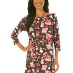 Dress Works M Valentines Dog Activities Soft Dress Long Sleeved Black Red Pink Size M Photo 1