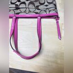 Coach SIGNATURE STRIPE TOTE KHAKI/MULBERRY F21950 Photo 4