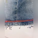 Handmade Gorgeous Boho Beaded Denim Purse with Floral Guitar Strap Festival Core Photo 10