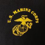 Vintage USMC Military Graphic Tee XS Black 90s 3D Anglico USA Adult Unisex Photo 5