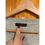 J.Crew  Gray Pear Intarsia Sweater Novelty Fruit Knit Rabbit Hair Blend Photo 1