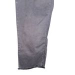 Pilcro Anthropologie  Straight Leg Raw Hem Black Pants Women's 27 Flap Pockets Photo 2