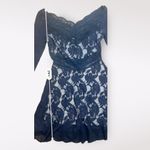 Free People Lacey Affair Lace Cutout Small Black Mini Dress Size S Photo 2