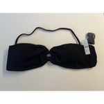 J.Crew Heritage Textured O-Ring Bandeau Bikini Top Photo 1