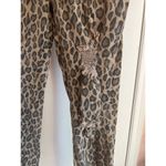 Ymi Leopard Print Distressed Jogger Jeans With Drawstring Waist & Raw Hem By Photo 1