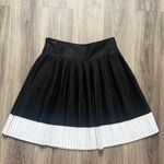 Ralph Lauren Black and White A-Line Skirt Size Women’s Pleated Classic Two tone Photo 1