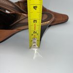 Liz Claiborne Mallory Tan Leather Pointed Toe Mules Shoes Women 6.5M Career Chic Photo 7