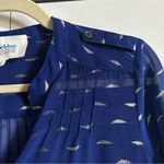 Alice Blue  Stitch Fix Lucia Henley Sheer Blouse Photo 2