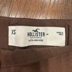 Hollister  Satin Brown Mini Skirt Photo 1