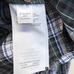 J.Crew  Embellished Button-Up Shirt in Forest Tartan Plaid Medium Photo 6