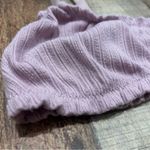 Free People Intimately Mauve Rib Ruched Bralette Size M Adjustable Straps Bra Purple Size M Photo 1