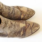 Beast Fashion LA Reptile Print Ankle Boot Women’s Size‎ 5.5 Bootie Western Look Gray Photo 5