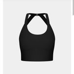 Halara SoftlyZero™ Plush Cut Out Cropped Yoga Tank Top Black Size XS EUC Photo 4