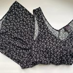 Motherhood Oh Baby by Maternity sleeveless black white floral dress, size M Photo 0