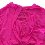 DKNY Women’s  Hot Pink Blouse Size XL Photo 2