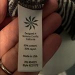 Athleta  gray striped long sleeve cowl neck hoodie Photo 7