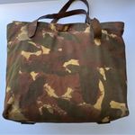 Frye  Fatigue Harness Camouflage Tote Bag with Brown Straps Photo 3