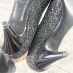 Saint Laurent  Charlotte 55mm Glitter Kitten Pumps in‎ Black - Size 37 Photo 7