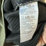 Joan Rivers  Moss Green Horizontal Rib Quarter Zip Pullover Pockets M Photo 6