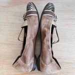AGL Attilio Giusti Leombruni Monika Ballet Flats Size 38 Brown Suede Cap Toe Photo 5