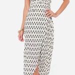 Lulus  Women's Shapes Travel Cream Wrap Dress Size S Short Sleeve Summer Photo 0