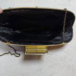 Vintage Black Beaded Clutch Evening Bag with Chain Strap Photo 4