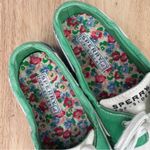 Sperry  Top Sider Biscayne Canvas Boat Shoes Colorblock Green Blue White Size 7.5 Photo 8