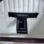 Forever 21 Sweater Vest Women’s SZ S Knit Sweater Ivory Vest Photo 8