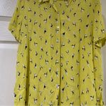 Karen Kane  Yellow Print Women's Top Size XL Photo 2