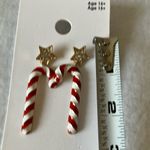 Gap : Candy Cane Earrings with Gold Stars Photo 8