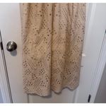 Grace Karin  Beige Eyelet Midi Dress Sleeveless Scoop Neck Casual Summer Large Photo 3